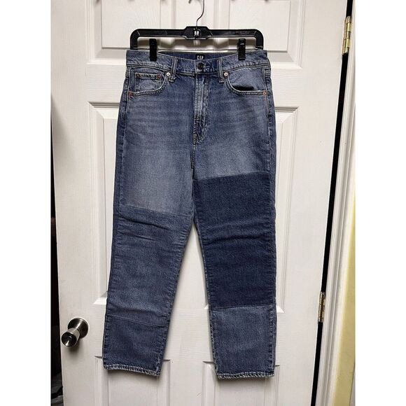 004-011 Gap 1969l Jeans Women's Size 8 29x26 Mid Rise Straight Stretch Blue - Picture 2 of 9